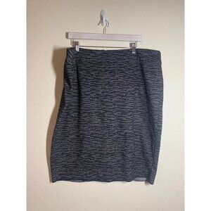 Lane Bryant Pencil Skirt Business Casual Office Demure Black Women Plus Size 22